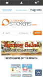 Mobile Screenshot of customizedstickers.com